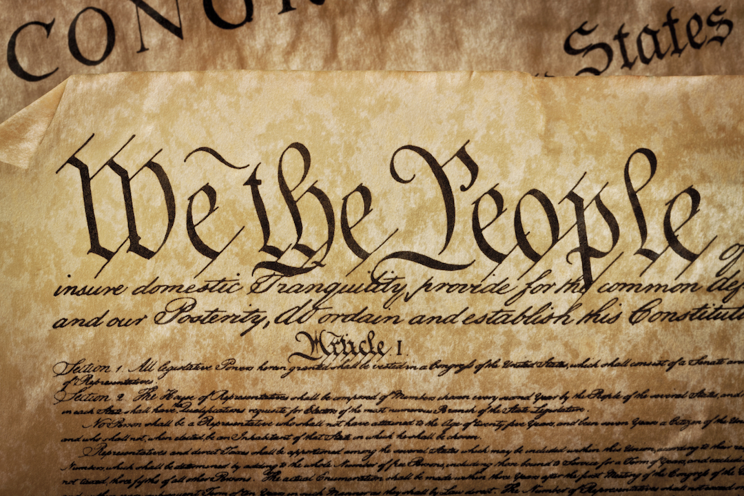 Printed page of the Canadian Charter of Rights and Freedoms