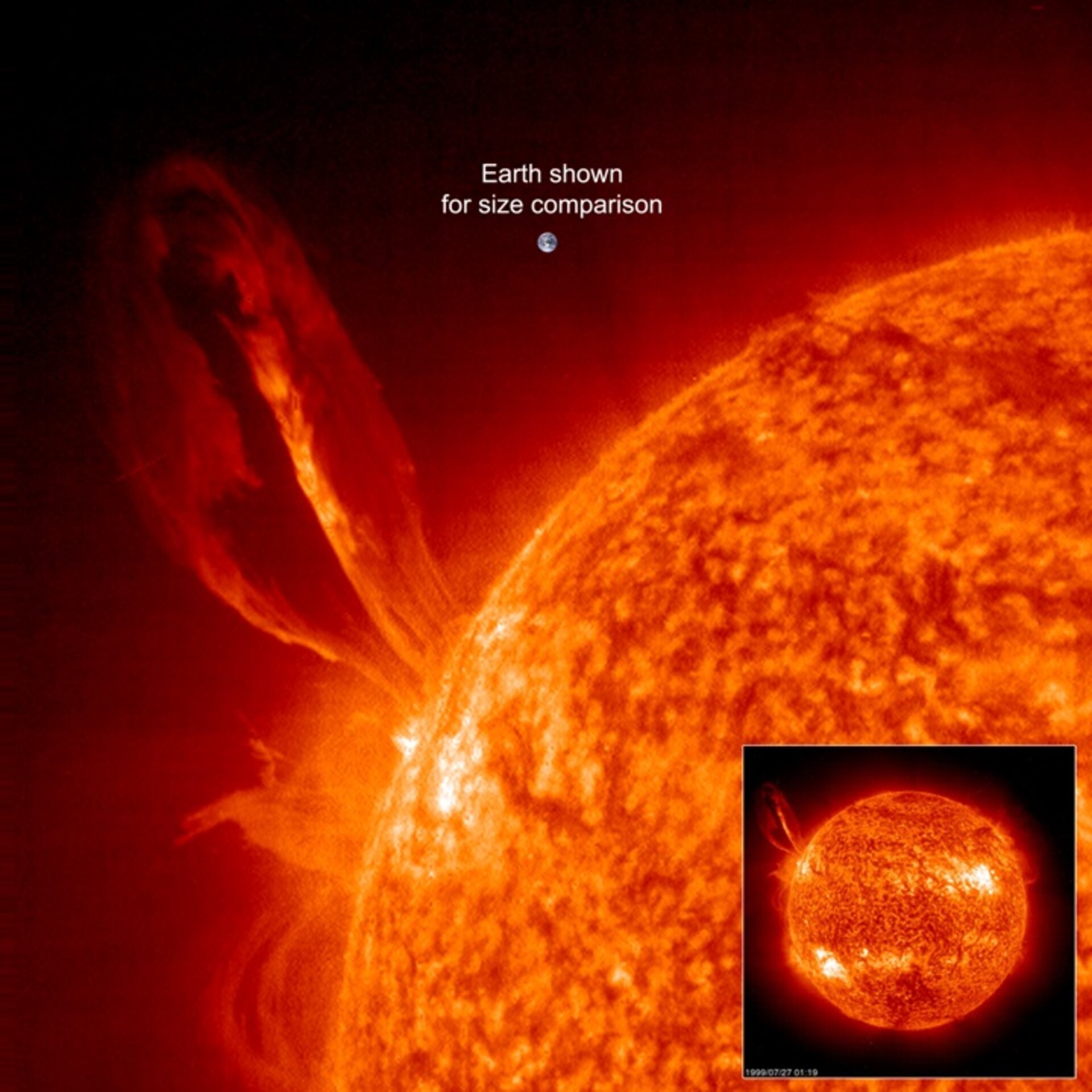 Coronal mass ejection from the Sun