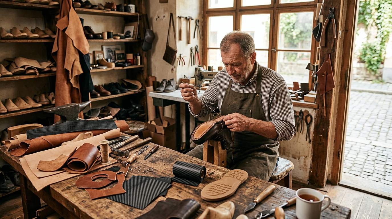 Artisanal workshop for Ground shoes