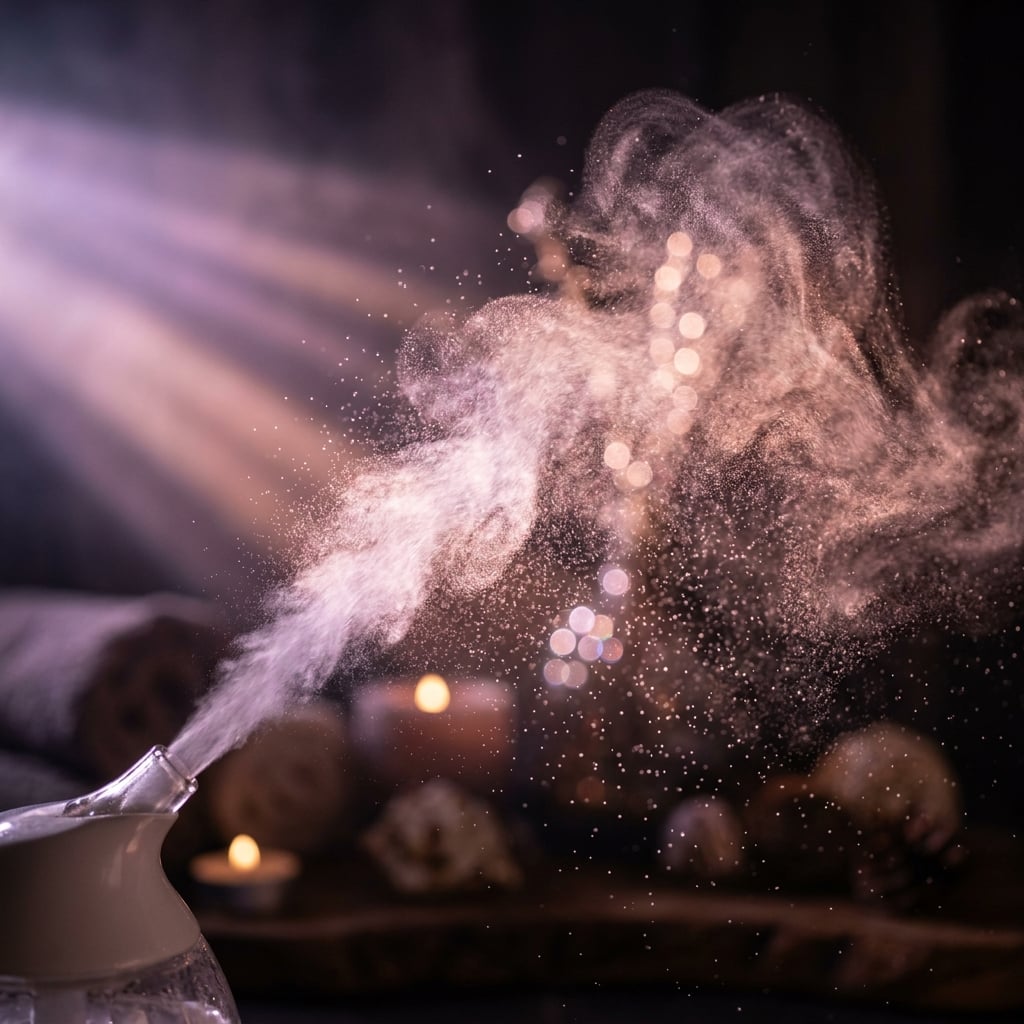 Fine fragrance or treatment mist
