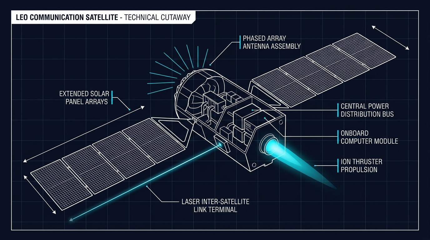 Conceptual satellite payload architecture