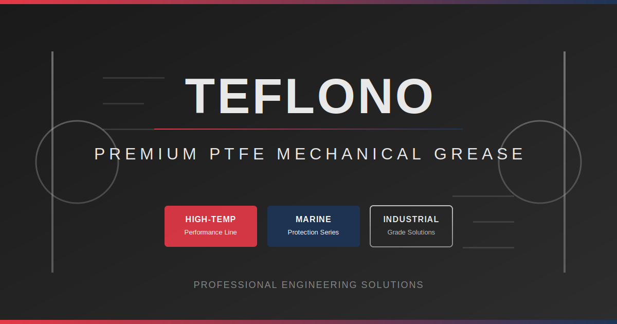 Teflono premium PTFE mechanical grease brand visual